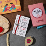 El Regalo 1 PC Red Thread Evil Eye Handmade Rakhi for Brother- Rakhi Gift Box with Evil Eye Rakhi, Shagun Pack & Message Card in Gift Box - Rakhi for Bhai/ Bhabhi/ Bhatija/Bhatiji (Big Elephant Evil Eye)