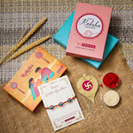 El Regalo 1 PC Evil Eye Moli Rakhi for Bhaiya - Rakshabandhan Original Evil Eye Beads Rakhi with Message Card & Shagun in Rakhi Box (Red Evil Eye, 1)