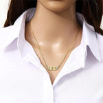 El Regalo Small Butterfly Wings Angel Number Necklace- Stainless Steel, Anti Tarnish, Angel Number Numerology Jewelry for Women & Girls (Angel Number 000)