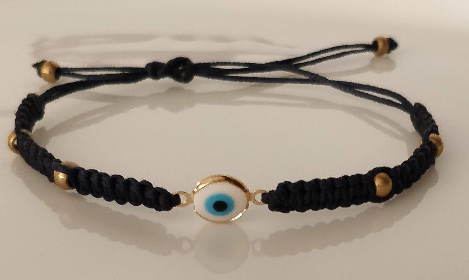 El Regalo Evil Eye Unisex Bracelet for Men & Women | Macrame Bracelet Braided with Lucky Eye to Ward Off Buri Nazar (Pattern-3)