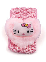 El Regalo 2 PCs Plush Hello Kitty Crochet Headband for Babies/Toddlers/Girls Kids - Kitty Fancy Headbands (Option-2)