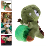 El Regalo Cute & Unique Plush Dinosaur Slap Band Rakhi for Kids/Brothers- Fluffy/Soft Dino Fun Rakhi for Bhai
