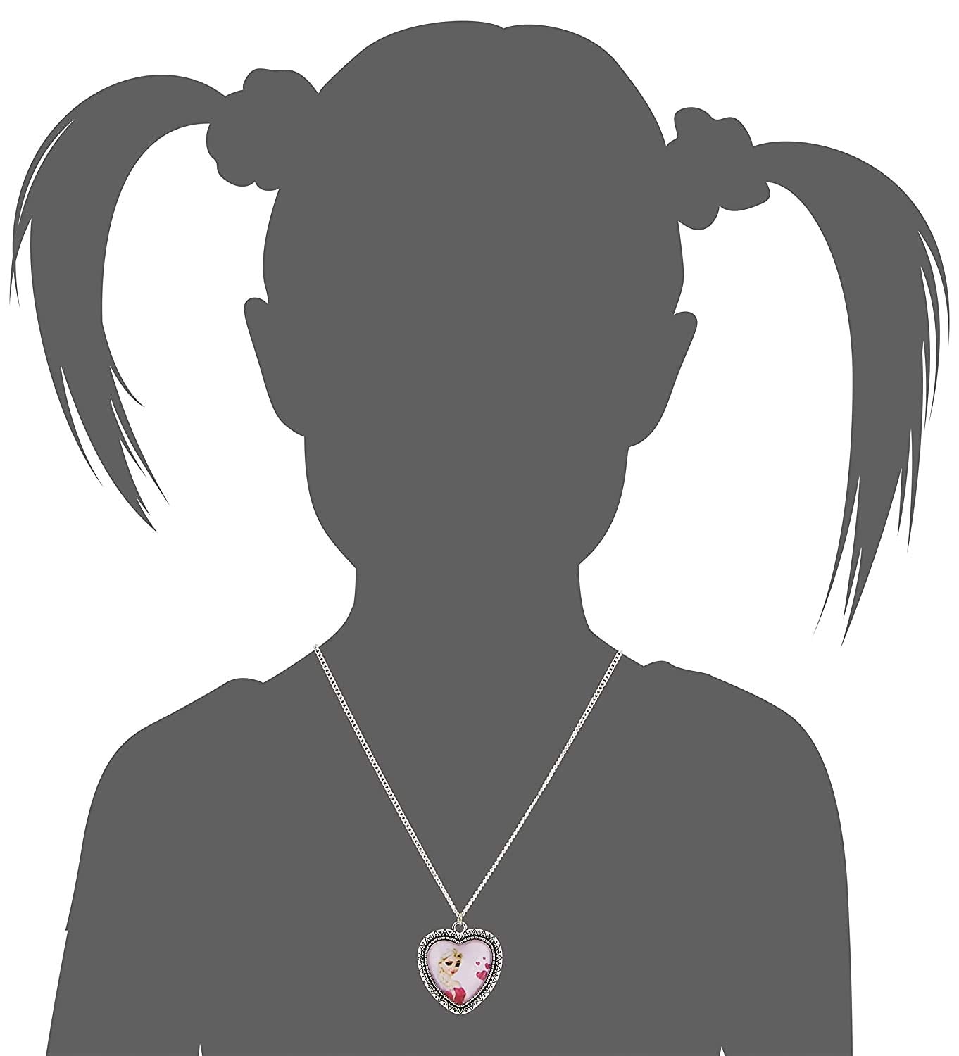El Regalo Alloy Girls Heart pink Pendant Necklace Jewelry
