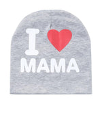 EL REGALO Kids Pack of 2 Grey Melange Printed Caps