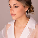 El Regalo Vintage Style Pearl Earrings for Girls & Women | Classic & Elegant | Available in Studs, Hooks, Threaders | Timeless Jewelry (Golden Pearl Hoops)