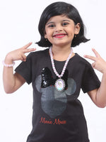 El Regalo Beautiful Princess Necklace & Bracelet Kids Jewelry Set for Girls Kids/Kids Princess Accessories (Pink)