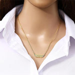 El Regalo Small Butterfly Wings Angel Number Necklace- Stainless Steel, Anti Tarnish, Angel Number Numerology Jewelry for Women & Girls (Angel Number 888)