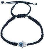 El Regalo Alloy With Evil Eye Antique Bracelet For Men (black)