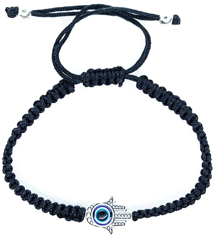 El Regalo Alloy With Evil Eye Antique Bracelet For Men (black)