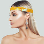 El Regalo 12PCs Sequin Headbands Set - Glittery Hair Bands/Hair Accessories for Kids, Teens & Women,Assorted