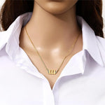 El Regalo Small Butterfly Wings Angel Number Necklace- Stainless Steel, Anti Tarnish, Angel Number Numerology Jewelry for Women & Girls (Angel Number 444)