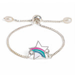 El Regalo 2 PCs Cute Kids Fancy Bracelet Rakhis Set - Beautiful 2 Kids Rakhis Combo with Roli Chawal, Rakhi Message Card in Rakhi Gift Box for Little Brother/Niece/Nephew (Unicorn & Star Rakhi)