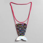 El Regalo 3 PCs Set of Mermaid Princess Girls Kids Necklace & Bracelet with Coin Pouch - Sequins Mermaid Tail Coin Purse Necklace Bracelet Gifts for Girls/Kids/Toddlers (Option-2)