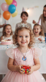 El Regalo Enchanted Tales Princess Pendant Necklace for Girls & Toddlers - Magical Character Jewelry for Birthdays, Parties & Gifting (Style-22)