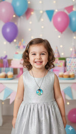 El Regalo Enchanted Tales Princess Pendant Necklace for Girls & Toddlers - Magical Character Jewelry for Birthdays, Parties & Gifting (Style-12)