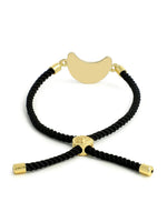 El Regalo 1PC Evil Eye Rakhi with shagun & Message Card Gift Box- Crescent Moon Evil Eye Unisex Rakhi for Brother/Bhabhi/Niece or Nephew (Black Moon Evil Eye Rakhi)