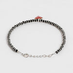El Regalo 1 Leg Nazaria Charms Anklet - 1 PC Nazarbattu, Nazaria Fashion Anklets with Enameled Charms- Hamsa Hand, Star, Diamond for Women & Girls (Red Diamond Anklet)