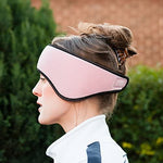El Regalo 1 PC Fleece Ear Warmer Unisex Sports Headband with Velcro, Cozy Fleece Ski Ear Muff Stretch Winter Earmuff Headband Hair Band Running Headband for Men & Women (Pink)