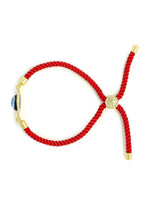 El Regalo Elegant 1PC Evil Eye Red Rakhi with Roli Chawal & Rakhi Message Card - Lucky Protection Rakhi to Avoid Negative Energies for Brother/Sister-in-Law/Niece or Nephew (Drop Evil Eye)