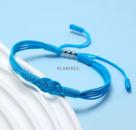 El Regalo Handmade Infinity Rakhi for Brother | Elegant Traditional Thread Rakhi for Raksha Bandhan with Roli Chanwal in Festive Theme Box (Option-2)