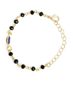 EL REGALO Kids Gold-Plated & Black Link Bracelet