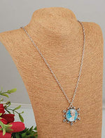 El Regalo Frozn El-sa & Ana Princess Snowflake Pendant Necklace for Girls | Gift for Girls Kids
