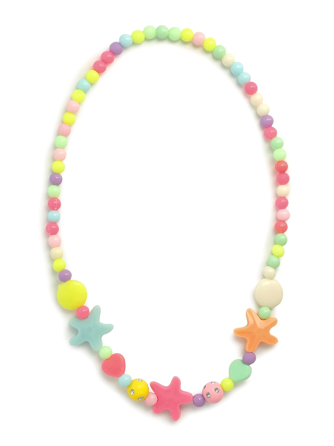El Regalo 4 PCs Cute Kids Girls Jewelry Combo Sets - Kids Beads 2 Necklace & 2 Bracelets Jewelry Sets for Girls & Toddlers (Option- 2)