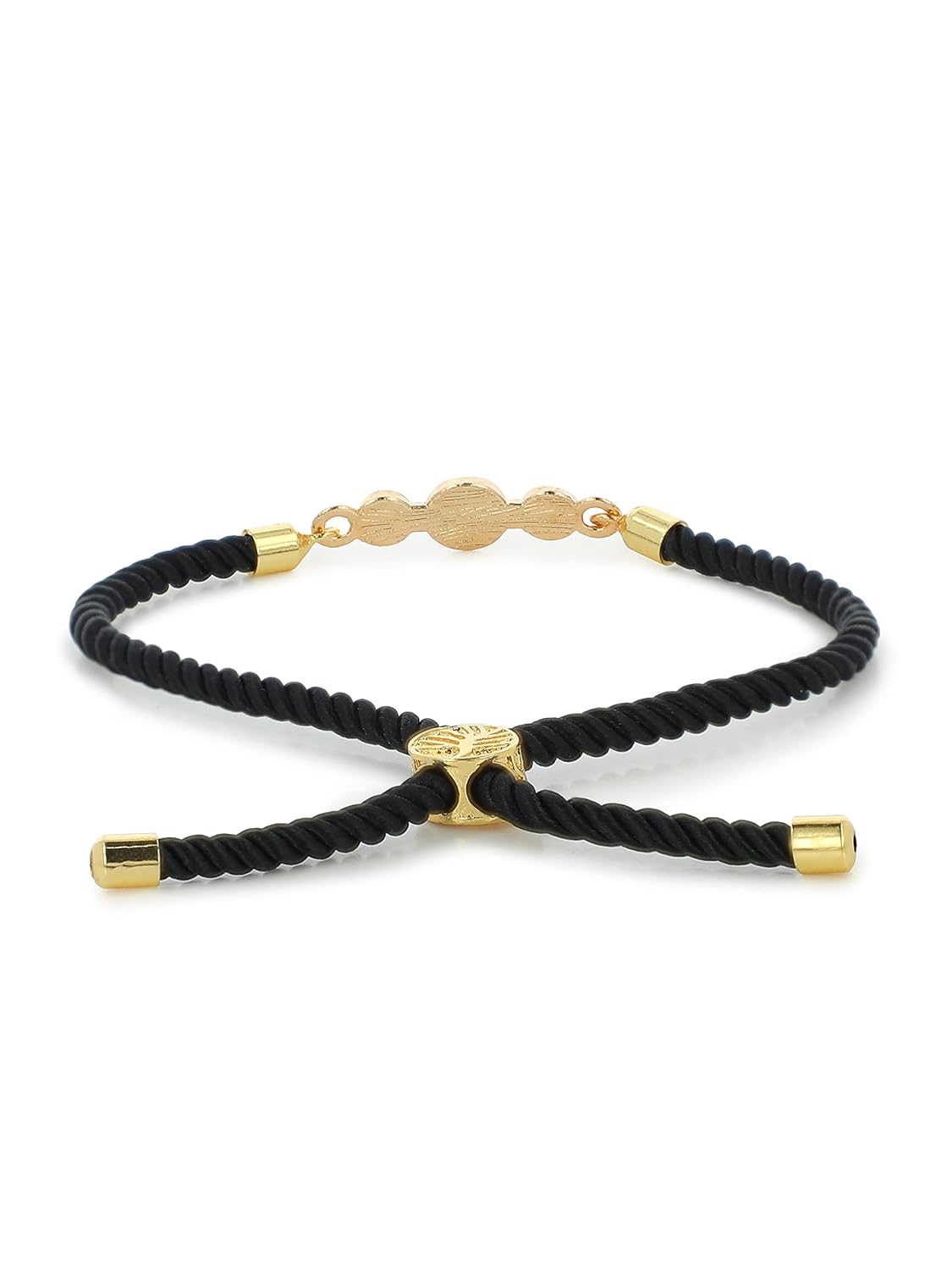 El Regalo Golden Evil Eye Charms Unisex Bracelet for All- Fancy Evil Eye Rope Adjustable Bracelet for Kids/Girls/Boys/Men/Women (Red Evil Eye Charms Bracelet)