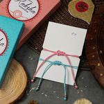 El Regalo 2PCs Cute Kids Bracelet Rakhi Combo Sets- Fancy Kids Rakhi for Brother/Sister with Roli Chwal, Rakhi Message Card in Rakhi Box for Babies/Toddlers/Kids (2 Compass Rakhis)