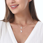 El Regalo 2 PCs Best Friend Butterfly Necklaces for Girls- Matching Butterfly Pendant Necklace Set BFF Friendship Necklace, Dainty Jewelry Gifts for Women Teen Girls (Silver BF Butterfly)