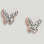 El Regalo 3 Pairs Stainless Steel Ati Tarnish Earrings Set - NO RUST Earrings Combo - Butterfly Cartilage Surgical Earrings for Women/Girls (Style-5)