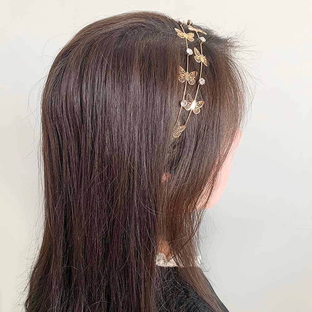 El Regalo Multi-Layered Tiara Headband - Star, Moon, Pearls & Rhinestone for Weddings & Parties (Pearls & Crystals)