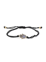 El Regalo Cute Evil Eye Rakhi for Brother - Kids/Teens/Adults- Beautiful Butterfly/Hamsa Hand Bracelet Rakhi with Roli Chawal in Rakhi Gift Box (Red Evil Eye Hamsa Hand)