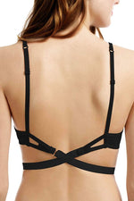 El Regalo Women's Adjustable Converter 2 Hook Bra Extender Strap for Backless or Low Back Dresses (Black)