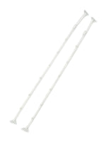 El Regalo Set of 2 White & Pink Bra Straps