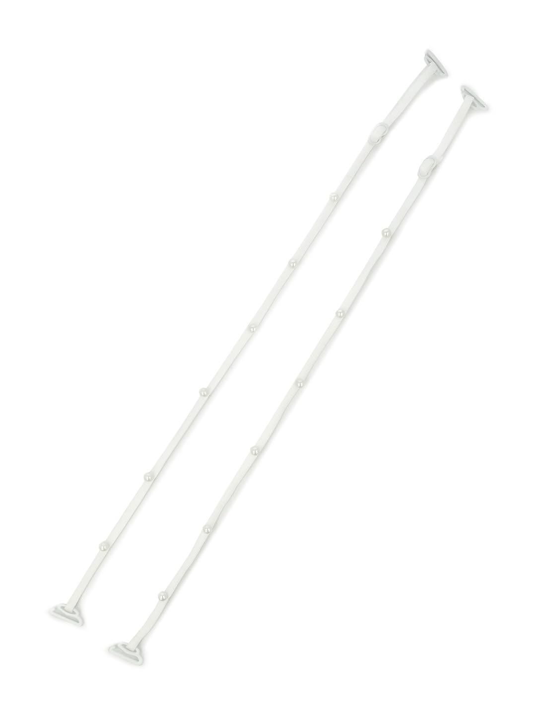 El Regalo Set of 2 White & Pink Bra Straps