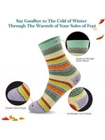 EL REGALO Unisex Pack Of 5 Multicoloured Patterned Calf-Length Socks