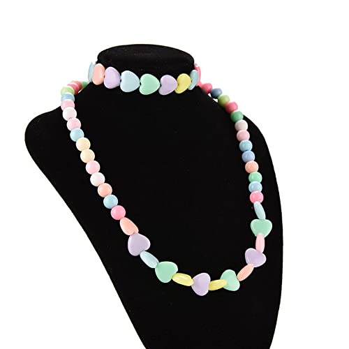 El Regalo Kids Jewelry | Colorful Stars Jewelry Set for Girls | Necklace Bracelet Set