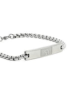 El Regalo 1 PC Stainless Steel OM Chain Rakhi for Brother/Bhai/Bhatija- Statement Cuban Chain OM Rakhi with shagun, Rakhi Message Card in Rakhi Gift Box (Style-1)