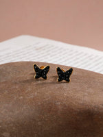 El Regalo 3 Pairs Cute Stainless Steel CZ Stud Earrings Combo for Kids/Girls/Teens/Women - Stars, Heart, Flower, Butterfly, Disco Ball, Stones - Hypoallergenic Flatback Earrings (Option-3)