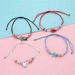 El Regalo beautiful Kids Rakhi for Boys & Girls Adjustable Kids Bracelet Rakhi with Butterfly/Heart/Cat/Elephant/Turtle/Flamingo and Other Charms (Unicorn)