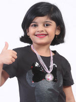 El Regalo 1PC Kids Girls Pink Elsa Princess Ribbon Necklace- Princess Girls Necklace for Kids