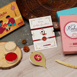 El Regalo Quirky 2PC Sports Rakhi for Kids | 2 Sport Balls Rakhis Combo Set for Brother/Niece/Nephew- Rakhi for Sports Lovers Bhai with Roli-Chawal, Message Card in Rakhi Gift Box (Option-5)
