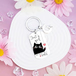 El Regalo Cute Black Cat Keychain - Just A Girl Who Loves Cats Gifts for Cat Lovers, Women, Teens, Girls - Cute Cat Accessories, Stocking Stuffers, Kawaii Keychain for Cat Owners