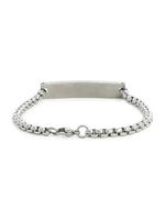 El Regalo 1 PC Stainless Steel OM Bracelets for Boys/Men - Statement Cuban Chain Bracelets for Men/Boys (OM Style-2)