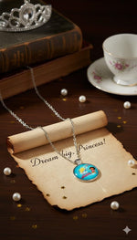 El Regalo Enchanted Tales Princess Pendant Necklace for Girls & Toddlers - Magical Character Jewelry for Birthdays, Parties & Gifting (Style-10)