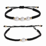 El Regalo 2PCs Pearls Rakhi Combo Set for Bhaiya-Bhabhi/Bhai- Bhatija/Bhatiji- Rakhi Gift Combo with 2 Pearls Rakhi, Roli-Chawal Shagun Pack, Message Card in Gift Box (Light Blue)