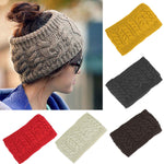 El Regalo Knitted Headwrap Wool Blend Headband Ear Warmer Hair Muffs Band for Unisex (Dark Gray)