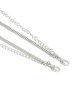 El Regalo Women Silver-Toned Stone-Studded Bra Straps