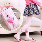 El Regalo Kids Girls Baby Ballet Dance Princess Tights Stockings Pantyhose | 1 pair | Princess Cotton Legging Stocking Pants Socks (Pink Large (7-9 Years))